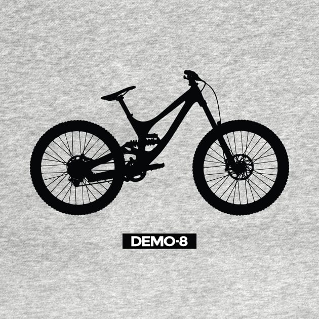 Silhouette of downhill bike. by Hoyda